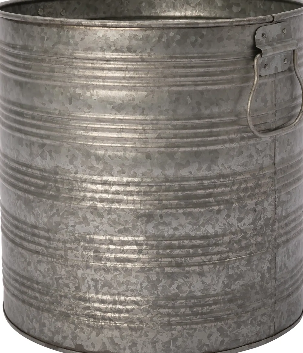 New Blumentopf Vivi zink D 31 H 30 cm Blumentöpfe|Blumentöpfe & Pflanzgefäße