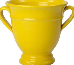 Clearance Blumentopf Zya gelb D 24 H 24 cm Blumentöpfe & Pflanzgefäße|Blumentöpfe