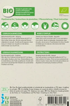 Discount Buschtomate (Solanum lycopersicum 'Koralik') (BIO) Samen Gemüsesamen|Saatgut