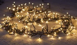 Hot Cluster-Lichterkette 9 m 1536 LED Lämpchen warmweiß Weihnachtsbaumbeleuchtung