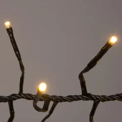 Cluster-Lichterkette 2,5 m mit 192 LED Lämpchen warmweiß Weihnachtsbaumbeleuchtung