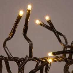 Best Cluster-Lichterkette 1,2 m 192 LED Lämpchen warmweiß Weihnachtsbaumbeleuchtung