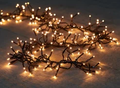 Cluster-Lichterkette 6,9 m mit 1152 LED Lämpchen klassisch warm Weihnachtsbaumbeleuchtung