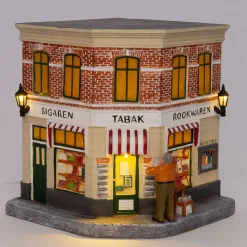 Online De Brink Weihnachtsdorf Zigarrenladen 16,3 x 15,7 x 17,5 cm Weihnachtshäuschen