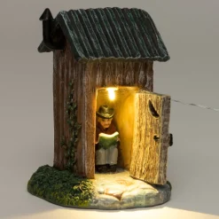 Best De Brink Weihnachtsdorf Toilettenhaus 8,5 x 8,5 x 11 cm Weihnachtsdorf Figuren & Objekte