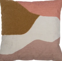 Sale Dekokissen Bobbi weiß / rosa / braun 45 x 45 cm Kissen|Dekokissen