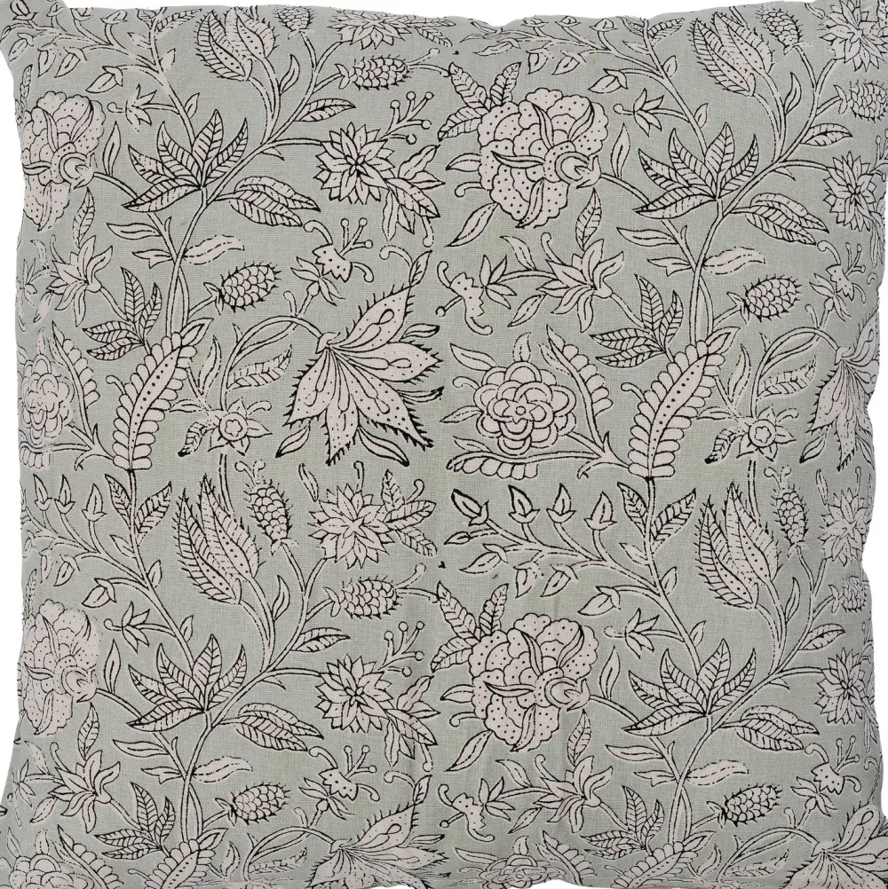 Discount Dekokissen Hanoi grün/weiß 45 x 45 cm Kissen|Dekokissen