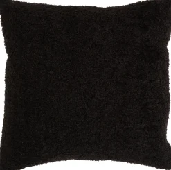 New Dekokissen Huda schwarz 45 x 45 x 10 cm Kissen|Dekokissen