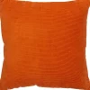 New Dekokissen Lily orange 45 x 45 x 10 cm Kissen|Dekokissen