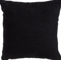 Hot Dekokissen Lily schwarz 45 x 45 x 10 cm Kissen|Dekokissen