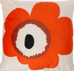 Sale Dekokissen Niels weiß/orange 45 x 45 cm Kissen|Dekokissen