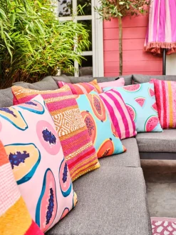 Hot Dekokissen Solis Papaya 45 x 45 cm Dekokissen