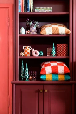 Hot Dekokissen Steel braun / weiß / grau 45 x 45 cm Kissen|Dekokissen