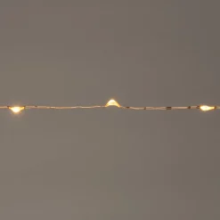 Sale Drahtlichterkette kupfer 5 m mit 100 LEDs klassisch warm Mini- & Drahtlichterketten