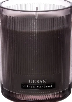 Hot Duftkerze Urban Citrus Verbana grau 32 Std. D 8,3 H 10,8 cm Kerzen Im Glas|Duftkerzen