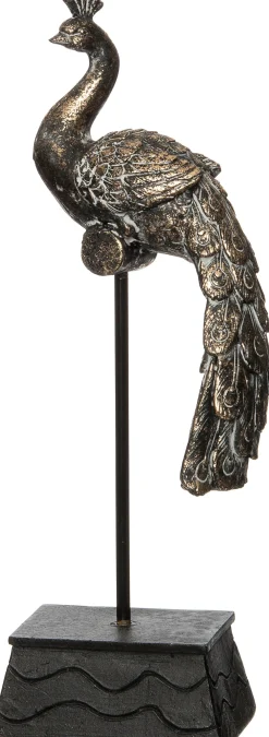 Best Figur Luc Pfau bronze 10 x 6 x 30 cm Dekofiguren & -Objekte