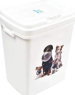 Sale Futtertonne Hund weiß 36l Futtertonnen & -Behälter