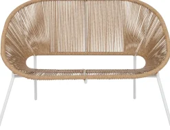 Discount Gartenbank Tess beige  117 x 67,2 x 81,5 cm Gartenbänke