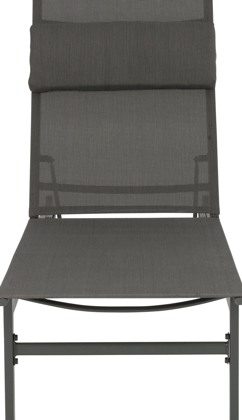 Gartenliege Reza anthrazit 190 x 54,5 x 33 cm Gartenliegen