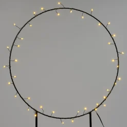 Discount Gartenstecker Noud Ring mit Beleuchtung D 30 H 50 cm Weihnachtsfiguren (Außen)