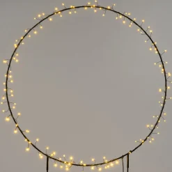 Outlet Gartenstecker Noud Ring mit Beleuchtung D 70 H 120 cm Weihnachtsfiguren (Außen)