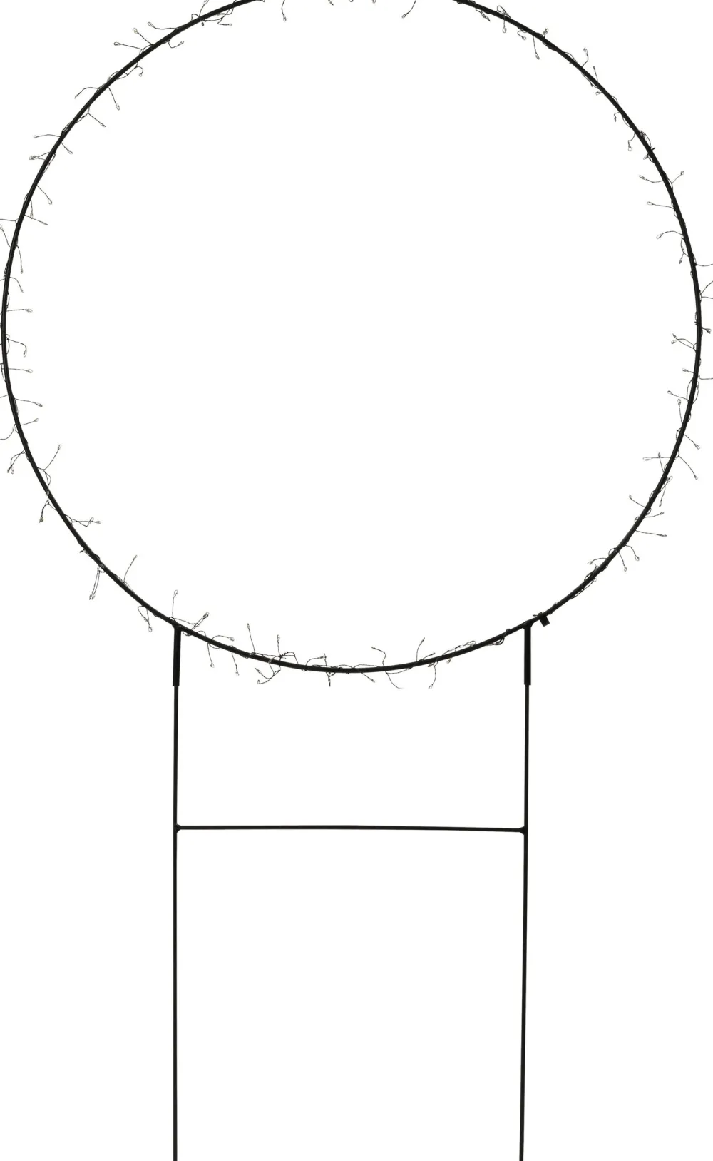 Hot Gartenstecker Noud Ring mit Beleuchtung D 50 H 80 cm Weihnachtsfiguren (Außen)