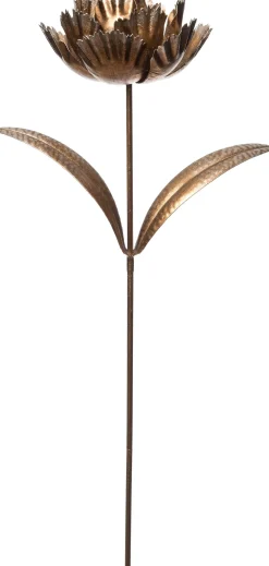 Best Gartenstecker Pfingstrose gold 16 x 12 x 83 cm Gartenstecker