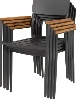 Hot Gartenstuhl Suze grijs Gartenstühle|Esszimmerstühle