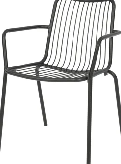 Discount Gartenstuhl Xavi stapelbar schwarz Gartenstühle|Esszimmerstühle