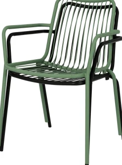 Online Gartenstuhl Xavi stapelbar grün Gartenstühle|Esszimmerstühle