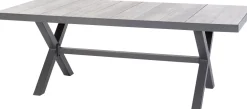 Hot Gartentisch Thor grau 205 x 101 x 73 cm Esstische