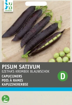 Clearance Gemüsesamen Kapuzinererbsen (Pisum sativum 'Ezethe's Krombek Blauwschok') Gemüsesamen|Saatgut