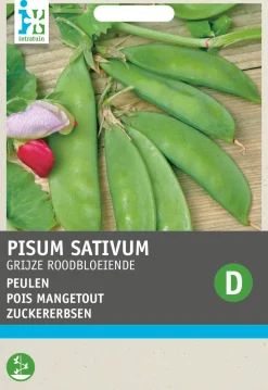 Clearance Gemüsesamen Zuckererbsen (Pisum sativum 'Grijze Roodbloeiende') Gemüsesamen|Saatgut