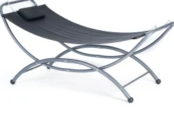 Hängematte mit Gestell Colmar anthrazit 220 x 102 x 109 cm Hängematten