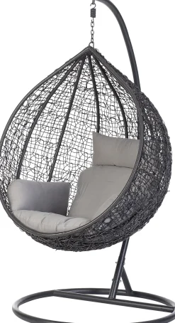 Hängesessel Inge anthrazit Gartenstühle|Hängesessel