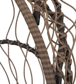 Hängesessel mit Gestell klappbar Pax taupe Gartenstühle|Hängesessel