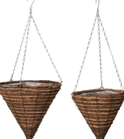 Best Hängetopf Sem natur D 24 H 25 cm Blumenampeln & Hängetöpfe|Blumentöpfe & Pflanzgefäße