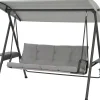 Hot Hollywoodschaukel Klaas grau 237 x 136 x 170 cm Hollywoodschaukeln