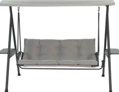Hot Hollywoodschaukel Klaas grau 237 x 136 x 170 cm Hollywoodschaukeln
