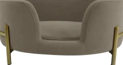 Online Hundekorb Olivia grau 64 x 41 x 24 cm Hundebetten & Hundekörbe