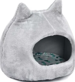 Outlet Katzenkorb Cat grau D 46 H 45 cm Katzenbetten & -Körbe
