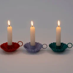 Online Kerzenständer Dejan blau 11 x 9 x 3 cm Kerzenständer