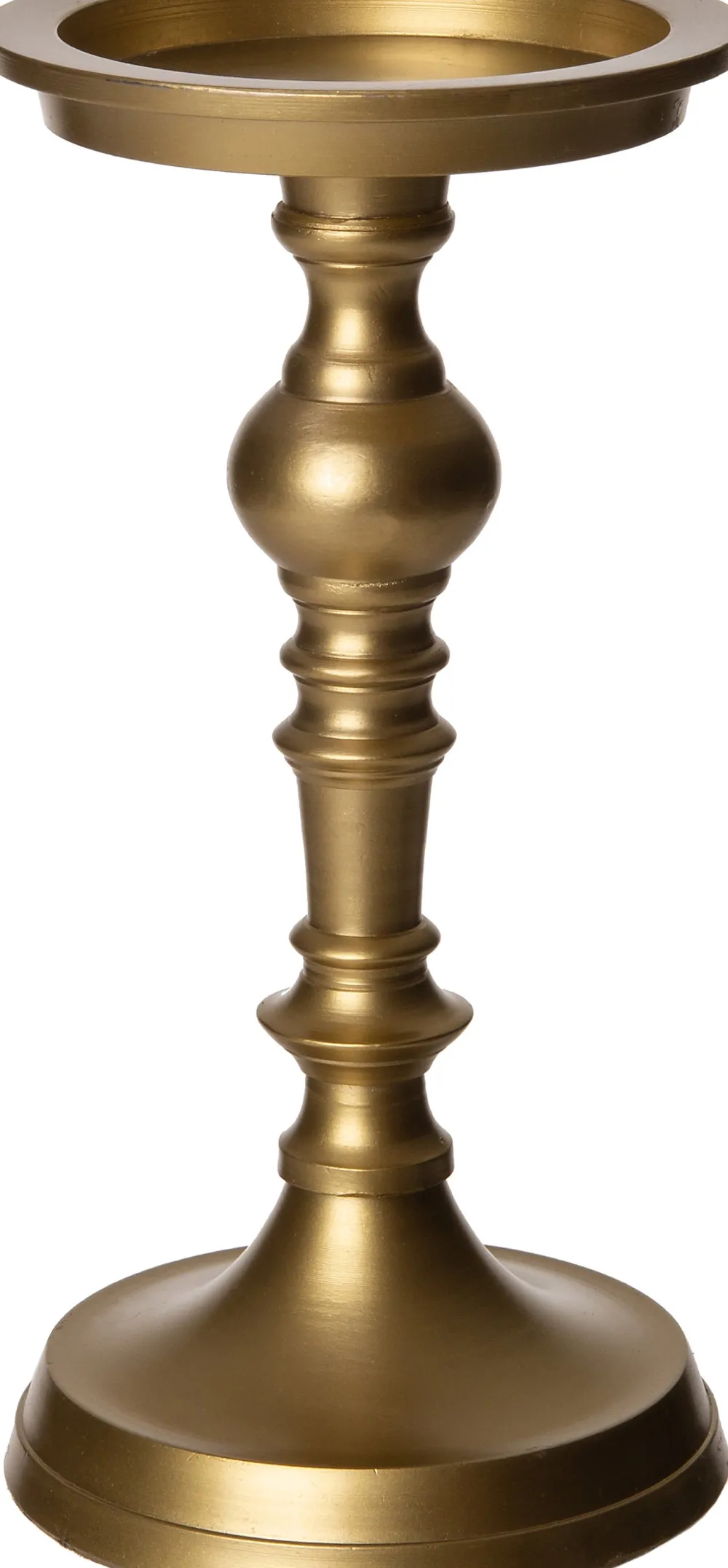 Online Kerzenständer Jarvi gold D 10 H 21 cm Kerzenständer