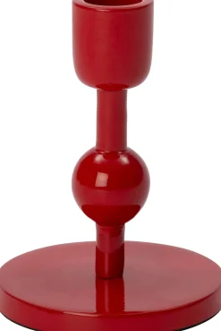 Online Kerzenständer Katy rot D 9 H 12 cm Kerzenständer