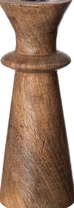 Sale Kerzenständer Kris natur D 7 H 20 cm Kerzenständer