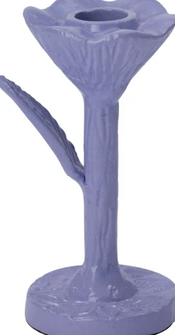Sale Kerzenständer Nate lila 9 x 6,5 x 15 cm Kerzenständer