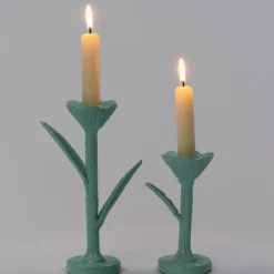 Best Kerzenständer Nate mint 9 x 6,5 x 15 cm Kerzenständer