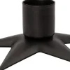 Sale Kerzenständer Stern D 9,5 H 3,5 cm zwart Kerzenständer