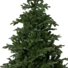 Hot Künstlicher Weihnachtsbaum Nordman grün D 130 H 210 cm mit 800 LEDs warmweiß Künstliche Weihnachtsbäume