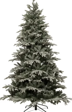 Online künstlicher Weihnachtsbaum Glis frosted grün D 140 H 215 cm Künstliche Weihnachtsbäume